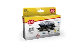 Ammo 4601009 - 6-tlg. Farbset Acryl Britische Güterwagen, 15 ml